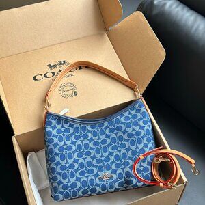 NWT Coach Laurel Shoulder Bag In Signature Denim CY702